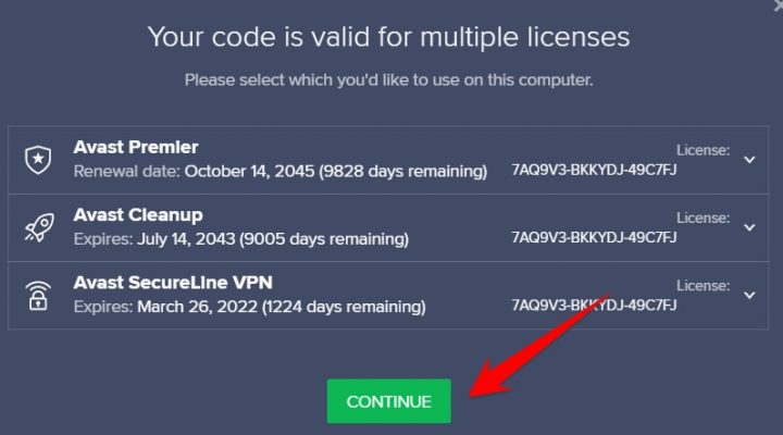 avast cleanup license key 2019